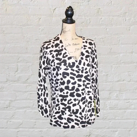 INC Animal Print Sweater - Picture 2 of 5